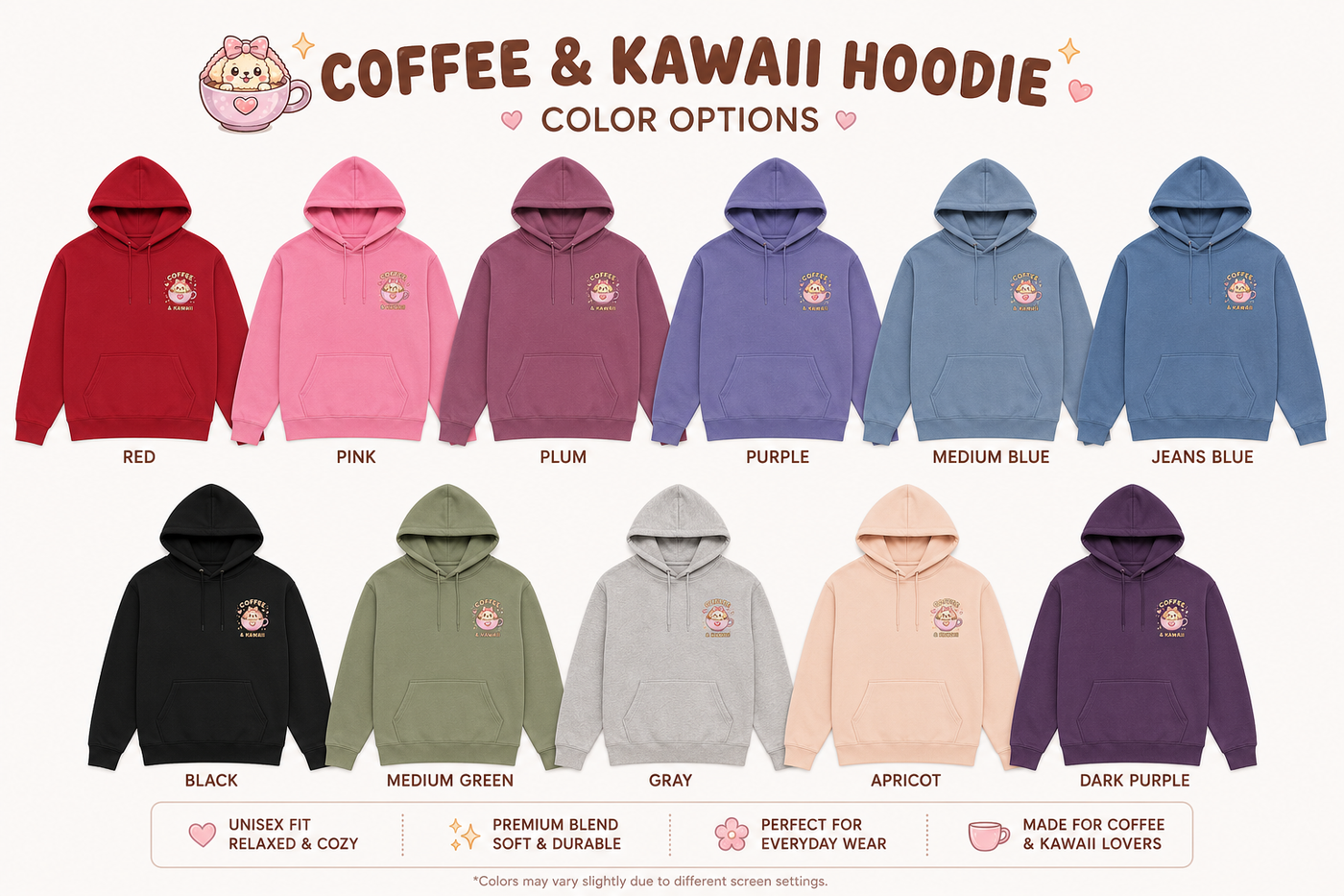 Cute Coffee Lover Hoodie